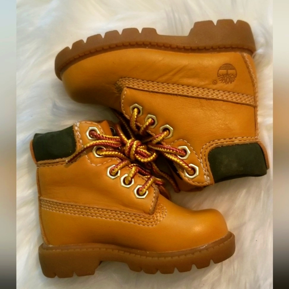 Rare Vintage 🥾 Timberland Boots • 4M Toddler 👶🏽 All Genuine Leather
